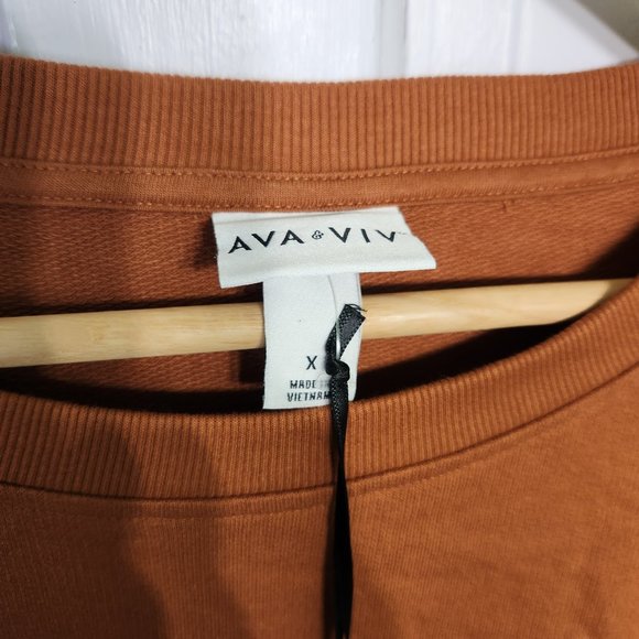 Ava and Viv Sweatshirt Size X - Picture 4 of 6
